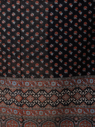 Hand Block Printed Cotton Fabric Per Meter - F001F2737