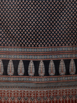 Hand Block Printed Cotton Fabric Per Meter - F001F2738