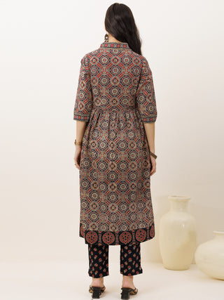 Ajrakh Tabasum Kurta