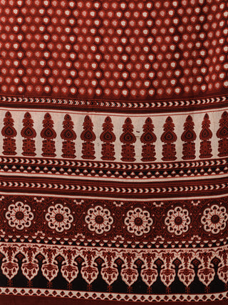 Hand Block Printed Cotton Fabric Per Meter - F001F2742