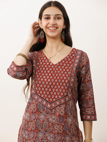 Ajrakh Mida Kurta