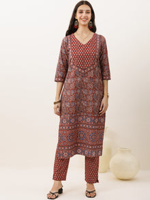 Ajrakh Mida Kurta