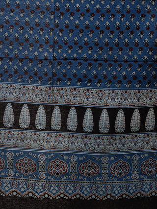 Hand Block Printed Cotton Fabric Per Meter - F001F2745