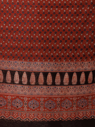 Hand Block Printed Cotton Fabric Per Meter - F001F2745