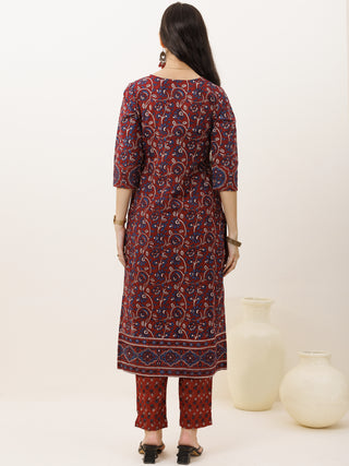 Ajrakh Naina Kurta