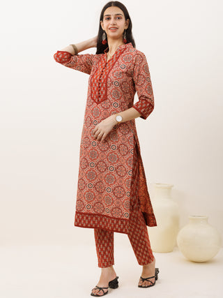 Ajrakh Rangrez Kurta