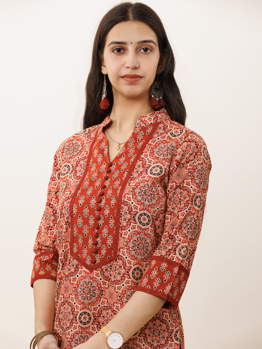 Ajrakh Rangrez Kurta