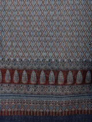 Hand Block Printed Cotton Fabric Per Meter - F001F2747