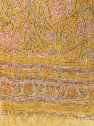 Hand Block Printed Cotton Fabric Per Meter - F001F2731