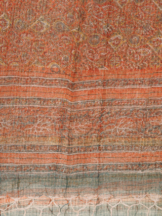 Hand Block Printed Cotton Fabric Per Meter - F001F2732