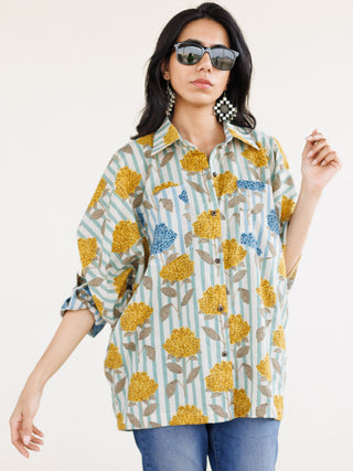 Nutan Oversized Cotton Shirt