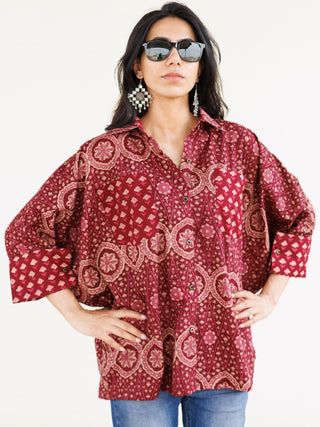 Mehreen Oversized Cotton Shirt