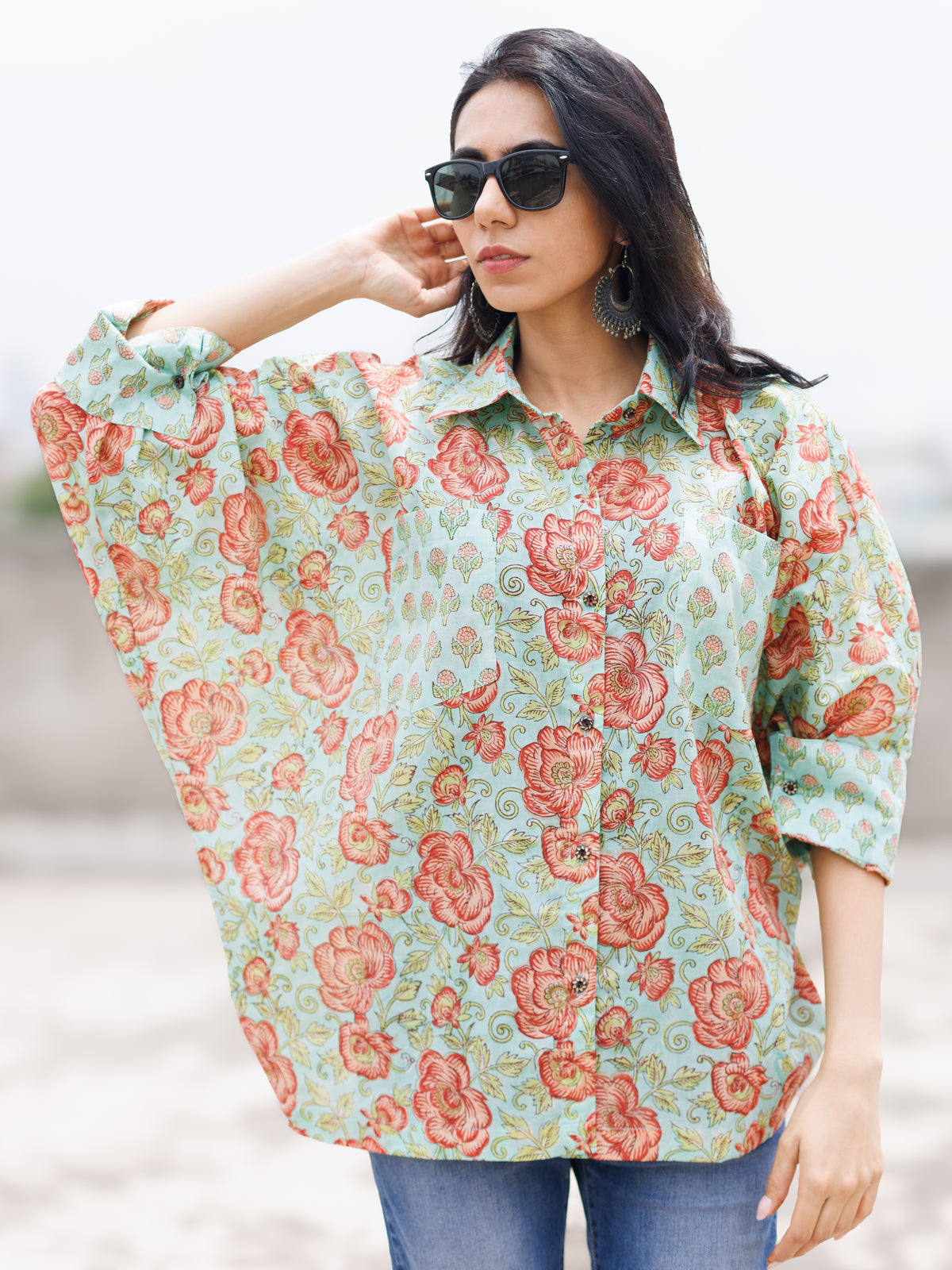 Neelam Oversized Cotton Shirt