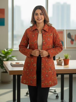 Shishir Aina Quilted Reversible Jacket