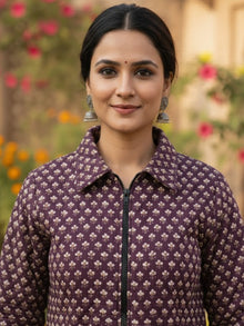 Shishir Veena Quilted Reversible Jacket