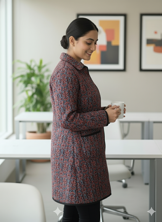 Shishir Ritu Quilted Reversible Jacket