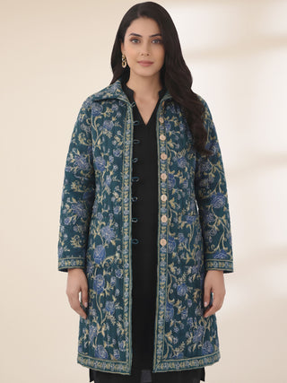 Shishir Kamini Ajrakh Quilted Reversible Jacket