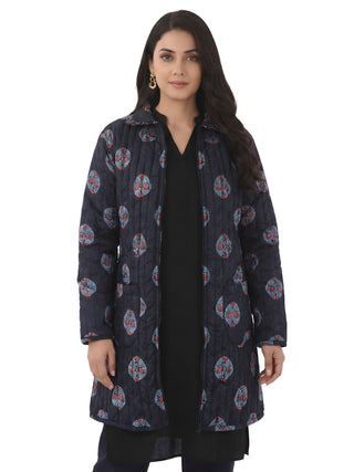 Shishir Priyanshi Ajrakh Quilted Reversible Jacket