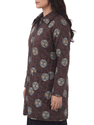 Shishir Pallavi Ajrakh Quilted Reversible Jacket