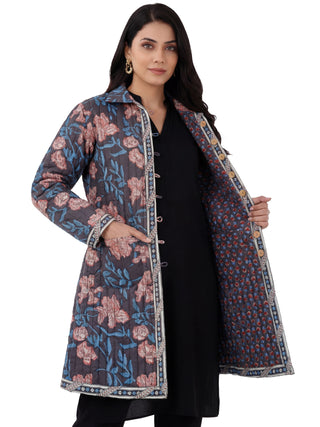 Shishir Aaina Quilted Reversible Jacket