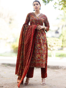 Roz Tania Set Of Kurta Pants Dupatta