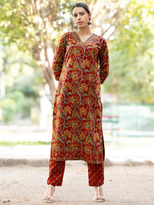 Roz Tania Set Of Kurta Pants Dupatta