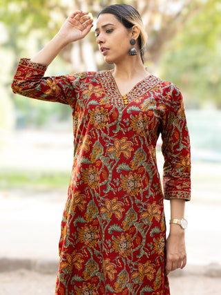 Roz Tania Set Of Kurta Pants Dupatta