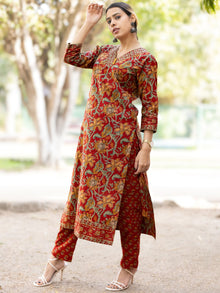 Roz Tania Set Of Kurta Pants Dupatta