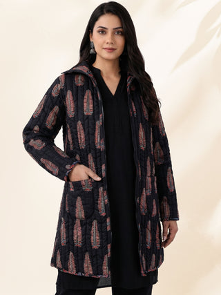 Shishir Gargi Ajrakh Quilted Reversible Jacket