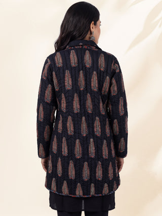 Shishir Gargi Ajrakh Quilted Reversible Jacket