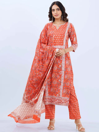 Aina Midha Set Of Kurta Pants Dupatta