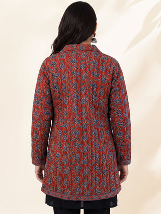Shishir Ziya Ajrakh Quilted Reversible Jacket