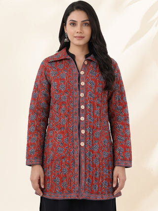 Shishir Ziya Ajrakh Quilted Reversible Jacket