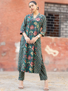 Roz Zia Set Of Kurta Pants Dupatta