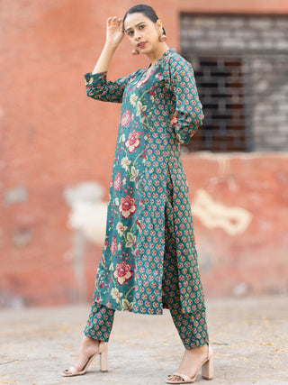 Roz Zia Set Of Kurta Pants Dupatta