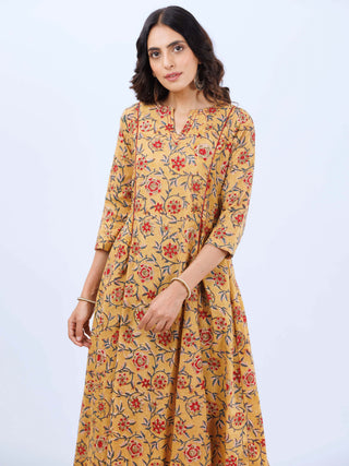 Aina Amisha Set Of Kali Kurta Pants Dupatta