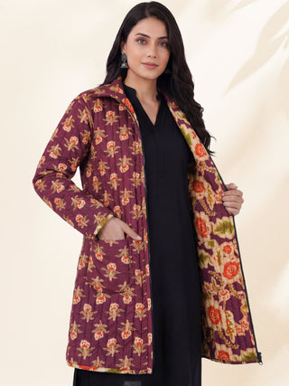 Shishir Kavita Quilted Reversible Jacket