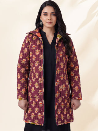 Shishir Kavita Quilted Reversible Jacket
