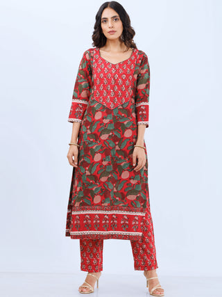Aina Jina Set Of Kurta Pants Dupatta