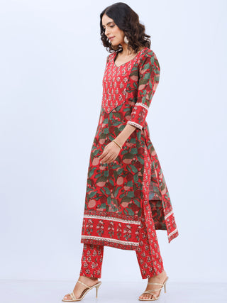 Aina Jina Set Of Kurta Pants Dupatta
