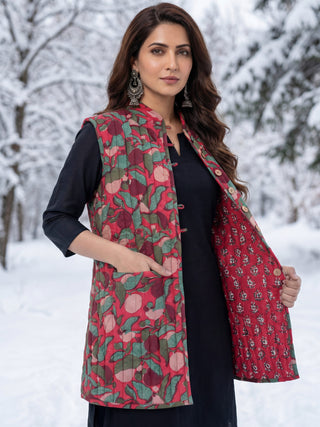 Shishir Ritika Quilted Reversible Sleeveless Jacket