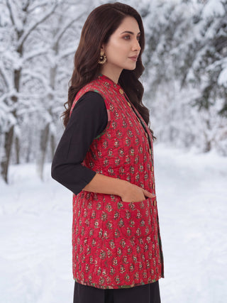 Shishir Ritika Quilted Reversible Sleeveless Jacket