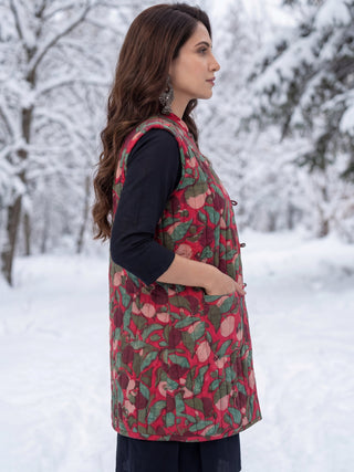 Shishir Ritika Quilted Reversible Sleeveless Jacket