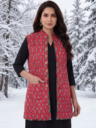 Shishir Ritika Quilted Reversible Sleeveless Jacket