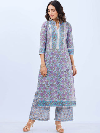 Aina Sneh Set Of Kurta Pants Kota Dupatta