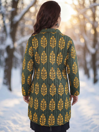Shishir Nitya Ajrakh Quilted Reversible Jacket