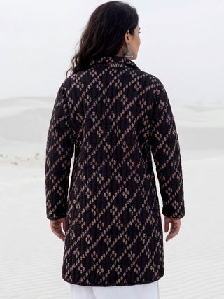 Shishir Aashini Ajrakh Quilted Reversible Jacket