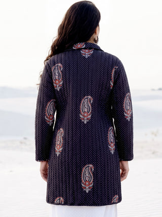 Shishir Aashini Ajrakh Quilted Reversible Jacket