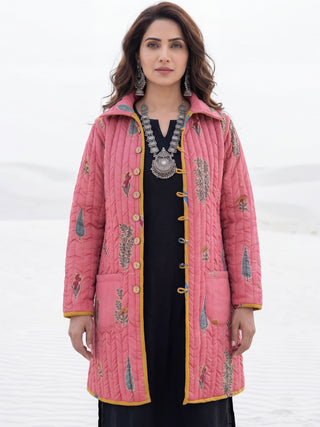 Shishir Mahira Quilted Reversible Jacket