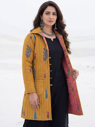 Shishir Mahira Quilted Reversible Jacket